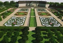 Na obrázku je Medická záhrada v časoch svojho francúzskeho vzhľadu v 18. storočí. Zdroj: Facebook Staré Mesto - srdce Bratislavy