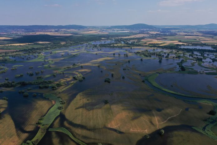 záplavy v povodí Moravy