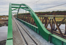 Nový železničný most ponad rieku Moravu