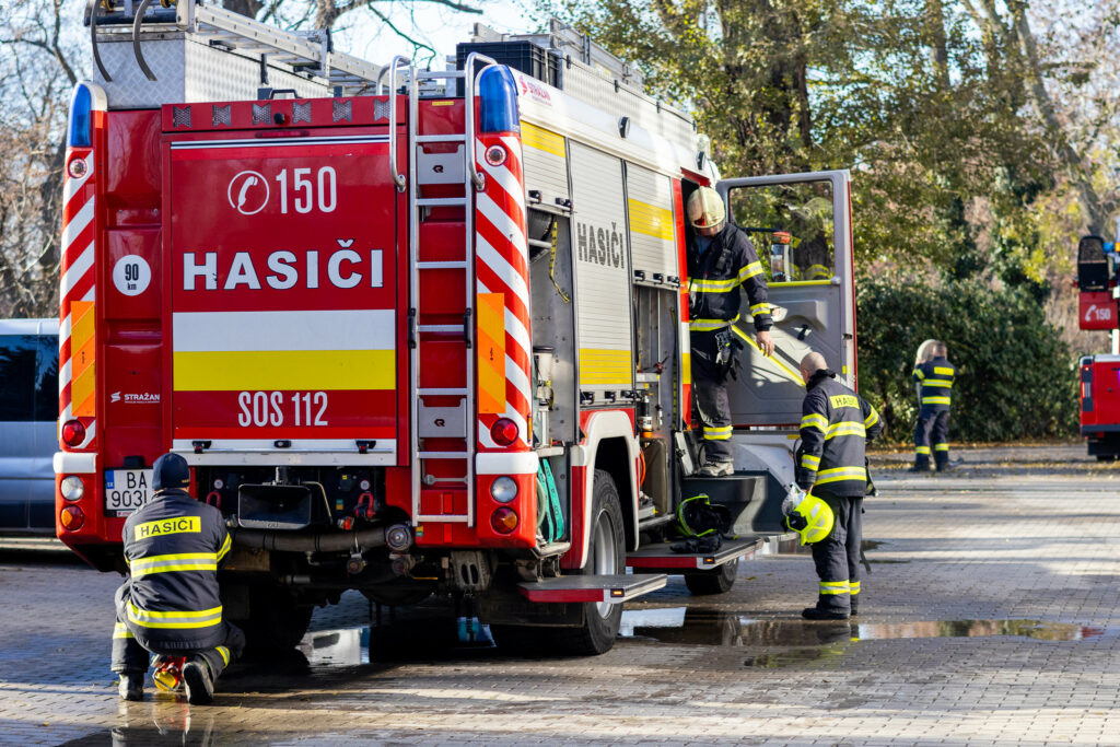 Taktické civčenie hasičov v Aréne