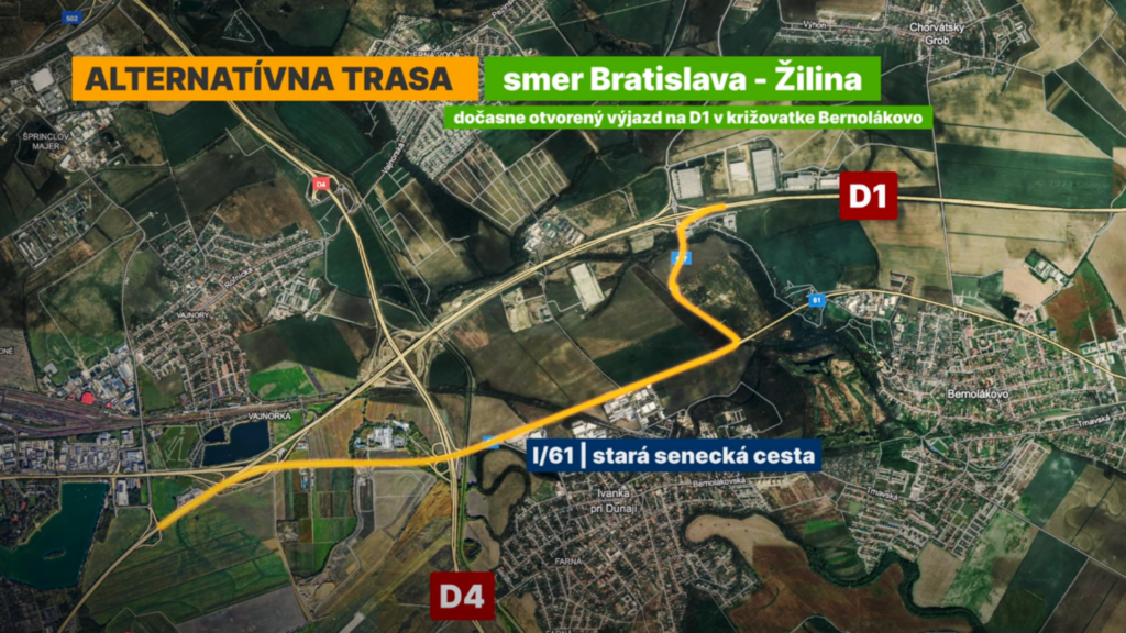 Uzávera diaľnice D1