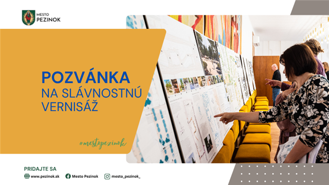 Pezinok vyzýva obyvateľov k predloženiu návrhov na mestský rozpočet 2026