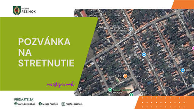 Nové zmeny na Hviezdoslavovej ulici: Verejné prerokovanie v Pezinku už čoskoro