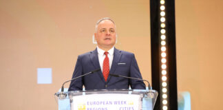 13 October 2025, EURegionsWeek Opening Session Belgium - Brussels - October 2025 © European Union / Octavian Carare Juraj DROBA, Chairman of the Bratislava self-governing Region