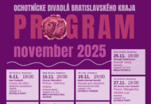 Program ochotníckych divadiel Bratislavského kraja na mesiac november 2025
