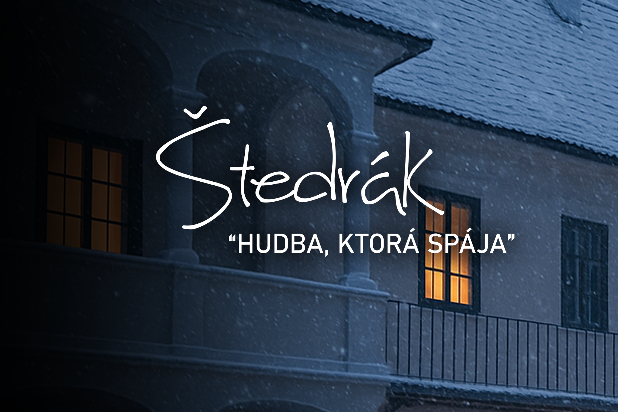 Zasnežená fasáda v snehu