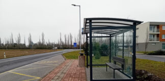 Nový prístrešok v Senec Gardens spríjemní čakanie na autobus