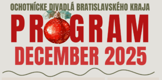 Program ochotníckych divadiel na december