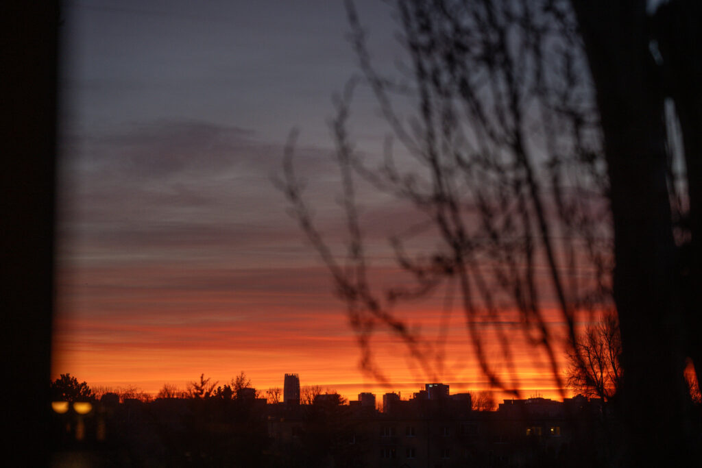 Magická obloha nad Bratislavou