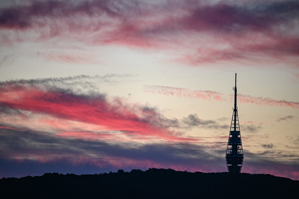 Magická obloha nad Bratislavou