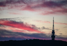 Magická obloha nad Bratislavou