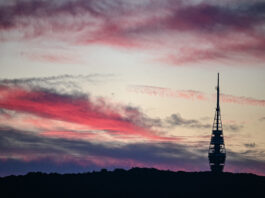 Magická obloha nad Bratislavou