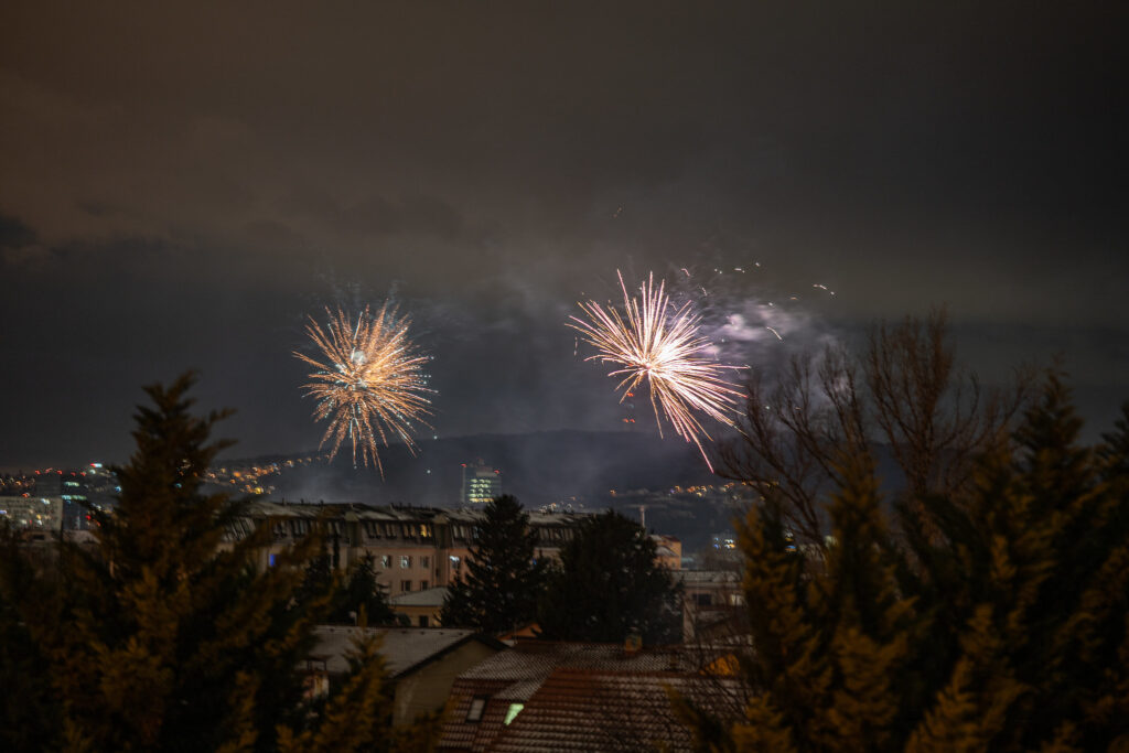 Magická obloha nad Bratislavou