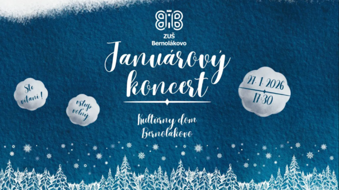 Januárový koncert žiakov ZUŠ Bernolákovo prinesie hudobné oživenie zimného večera