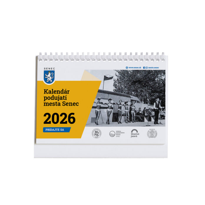 V Senci si kalendáre podujatí na rok 2026 prevzaté cez Vrecomat
