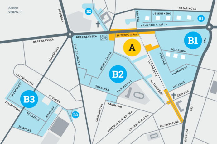 Senec mení pravidlá parkovania: Čo čaká obyvateľov po 15. januári?