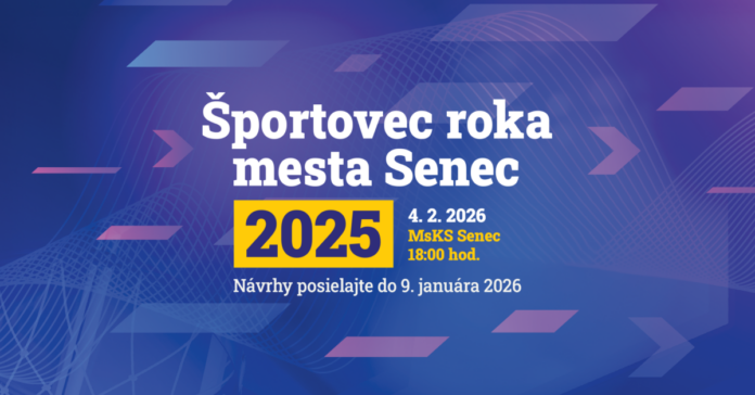 Hľadajú sa športovci roka 2025 v Senci