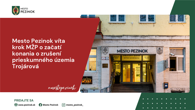 Zrušenie prieskumného územia: Víťazstvo pre obyvateľov Pezinka