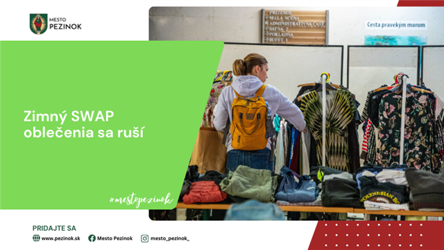 Zimný SWAP oblečenia v Pezinku sa ruší