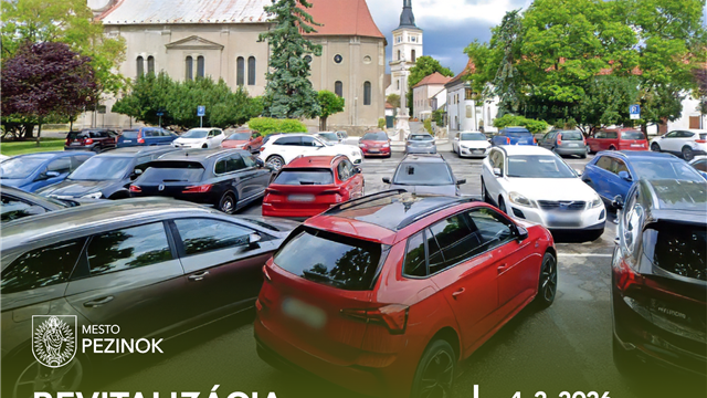 Zapojte sa do diskusie o budúcom vzhľade Radničného námestia v Pezinku