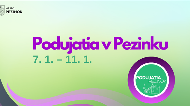 Pezinok ožije koncertmi a výstavami: Čo vás čaká začiatkom roka?