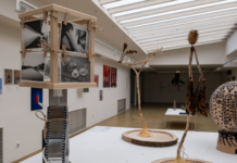 Výstavný priestor s vybranými dielami.