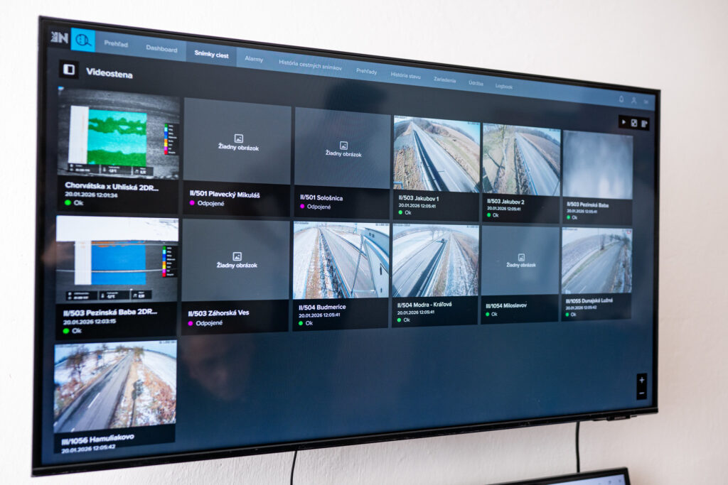 Videostena na dispečingu SC BSK