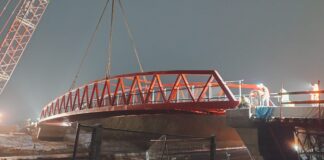 Cyklolávka nad diaľnicou v Malackách