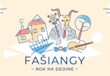 Domčeky, sneh a masky.