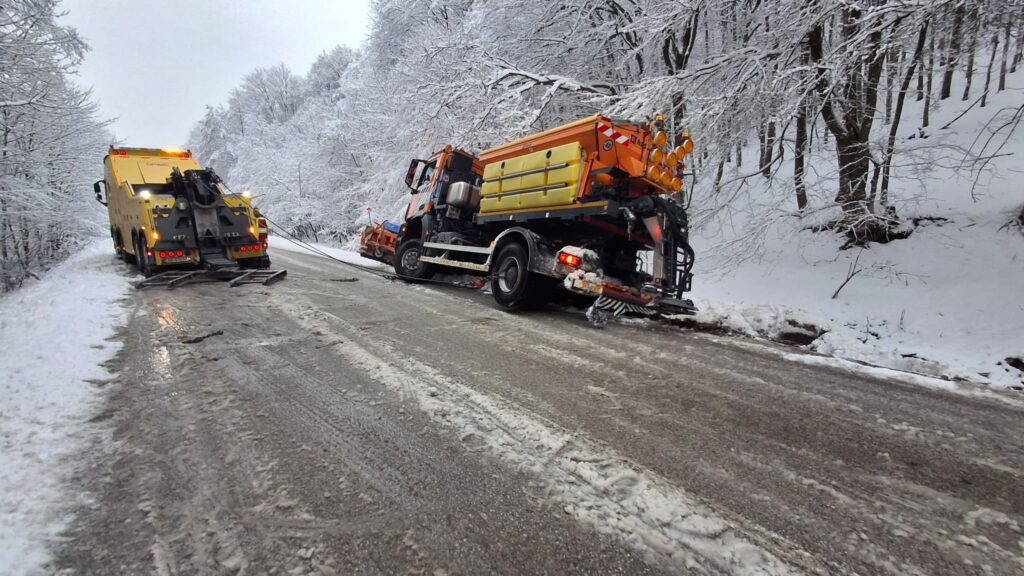 zimná údržba kolízia škodová udalosť