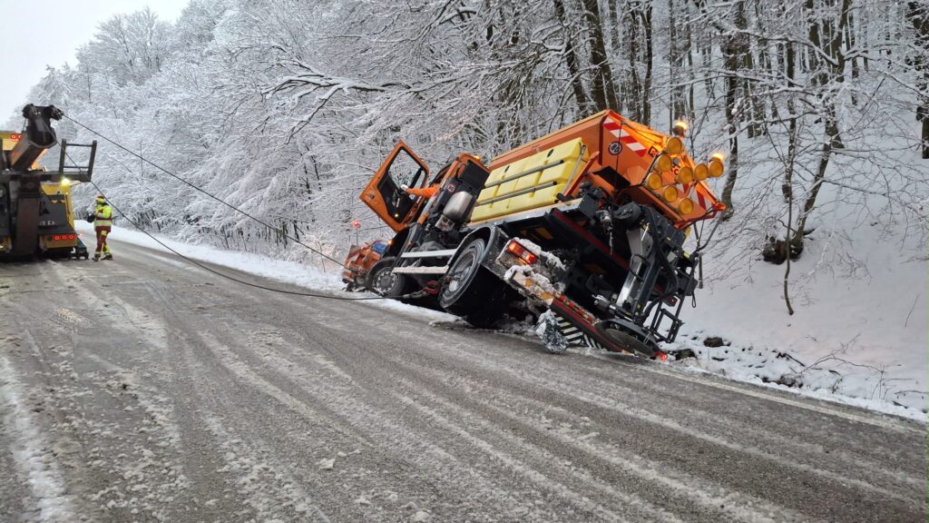 zimná údržba kolízia škodová udalosť