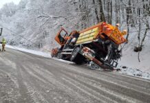 zimná údržba kolízia škodová udalosť