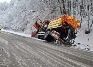 zimná údržba kolízia škodová udalosť