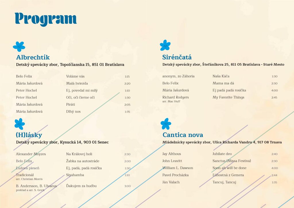 Mládež spieva Bulletin 2