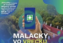 Malacky vo vrecku: mesto spúšťa inovatívnu mobilnú aplikáciu s umelou inteligenciou a GIS mapami