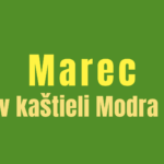Marec v kaštieli Modra