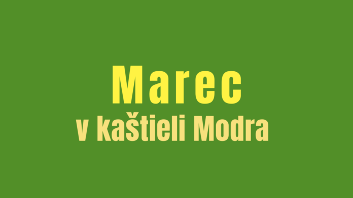 Marec v kaštieli Modra