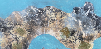 Abstraktná maľba Milady Ďurečkovej