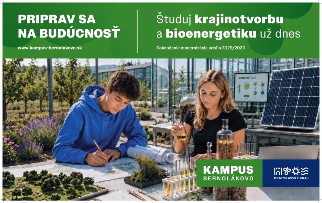 Priprav sa na budúcnosť – moderný kampus bioenergetiky a krajinotvorby v Bernolákove