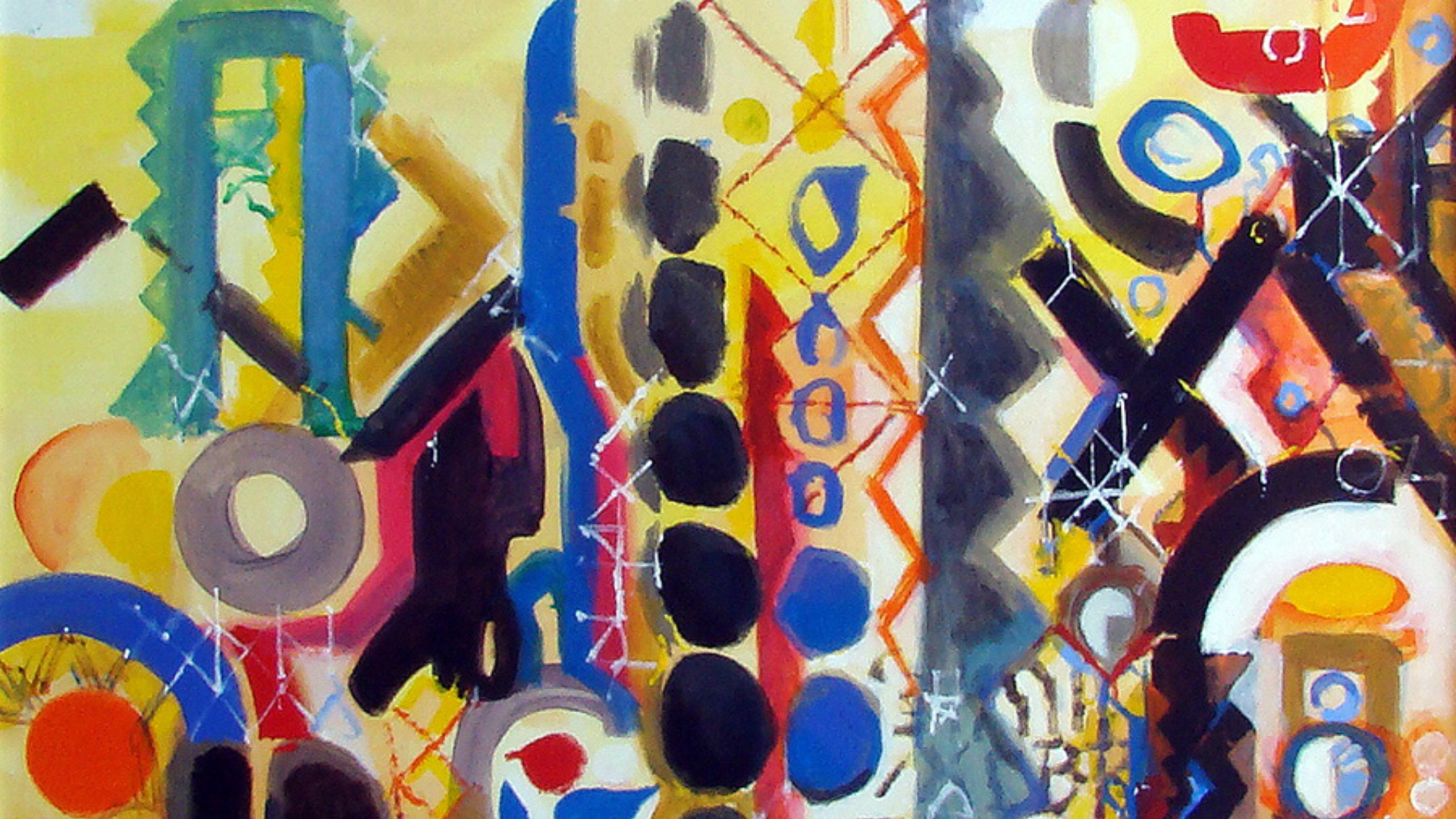 Abstraktná maľba Martina Kellenbergera