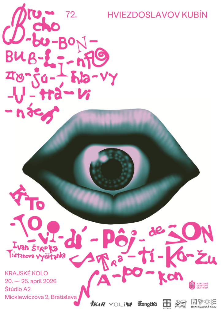 Plagát na krajské kolo Hviezdoslavovho Kubína - oko