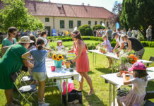 Tvorivá dielňa v záhrade kaštieľa Modra