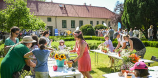 Tvorivá dielňa v záhrade kaštieľa Modra