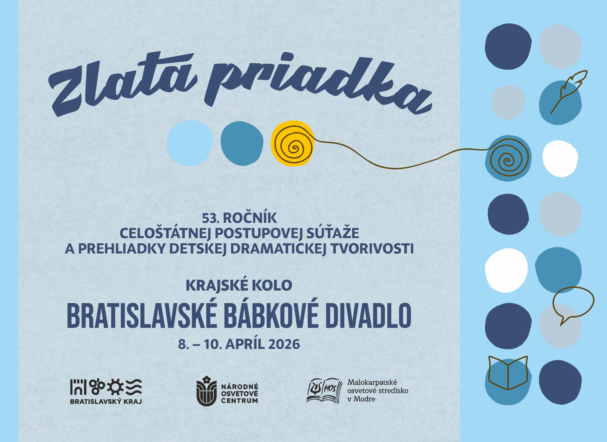 Zlatá priadka - 8. -10. apríl 2026