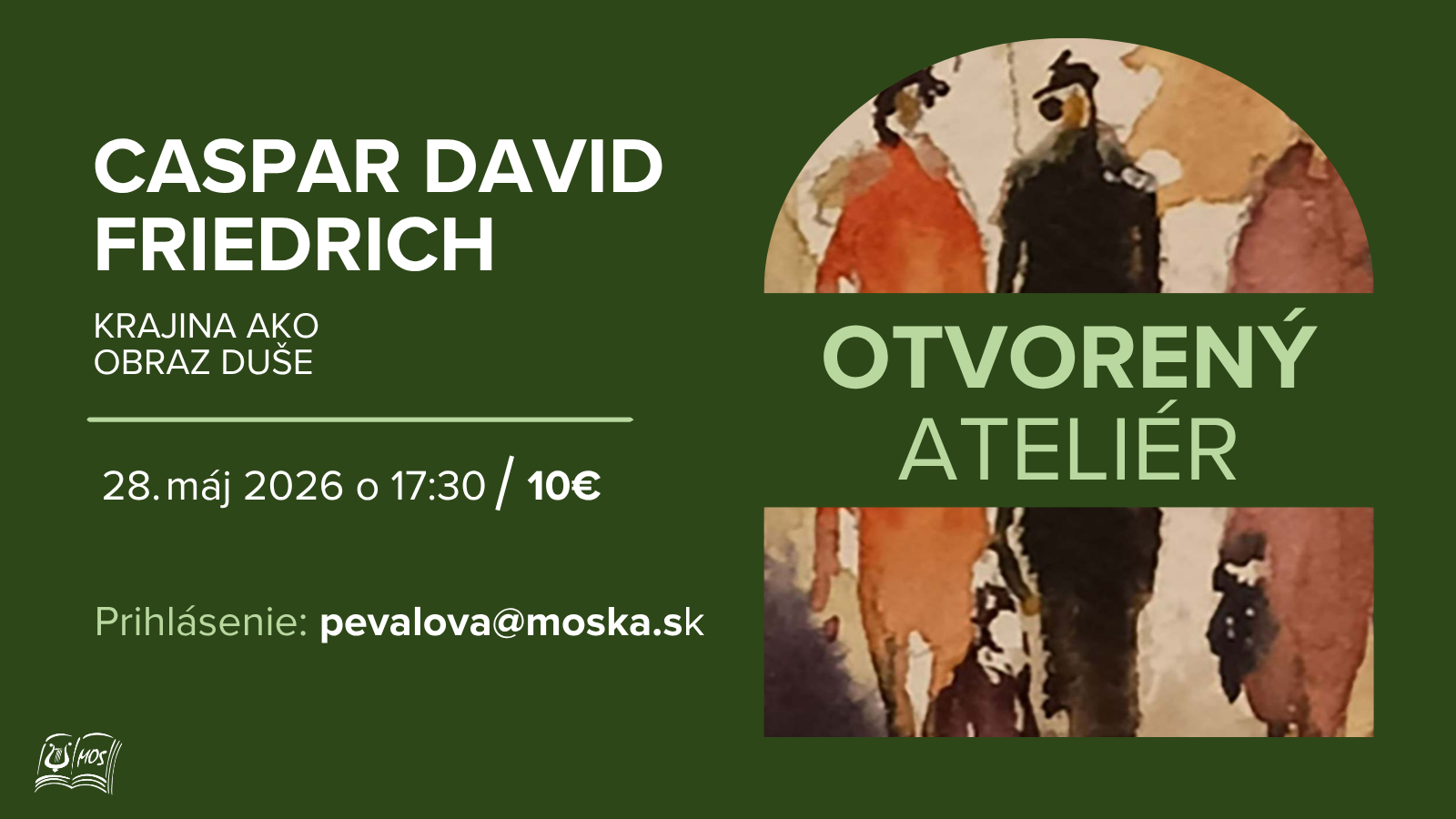 otvorený ateliér plagát