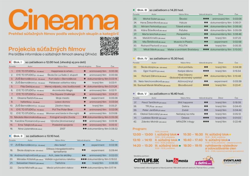Cineama 2026 - program