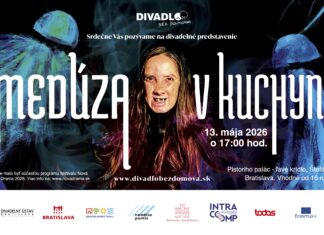 Čo spája ženu bez domova a mytologickú Medúzu? Divadlo bez domova Vás srdečne pozýva na divadelné predstavenie Medúza v kuchyni