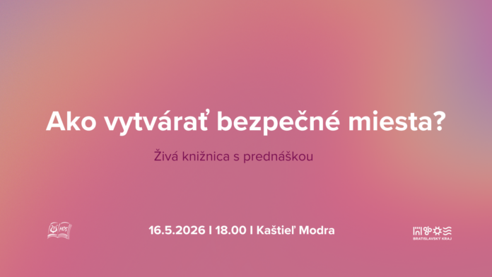 plagát k podujatiu: Ako vytvárať bezpečný priestor