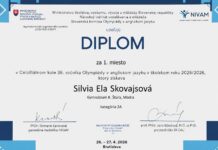 Žiačka župnej školy ovládla celoslovenské kolo olympiády v anglickom jazyku
