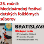 MOS je partnerom 28. Medzinárodného festivalu detských folklórnych súborov detský medzinárodný festival